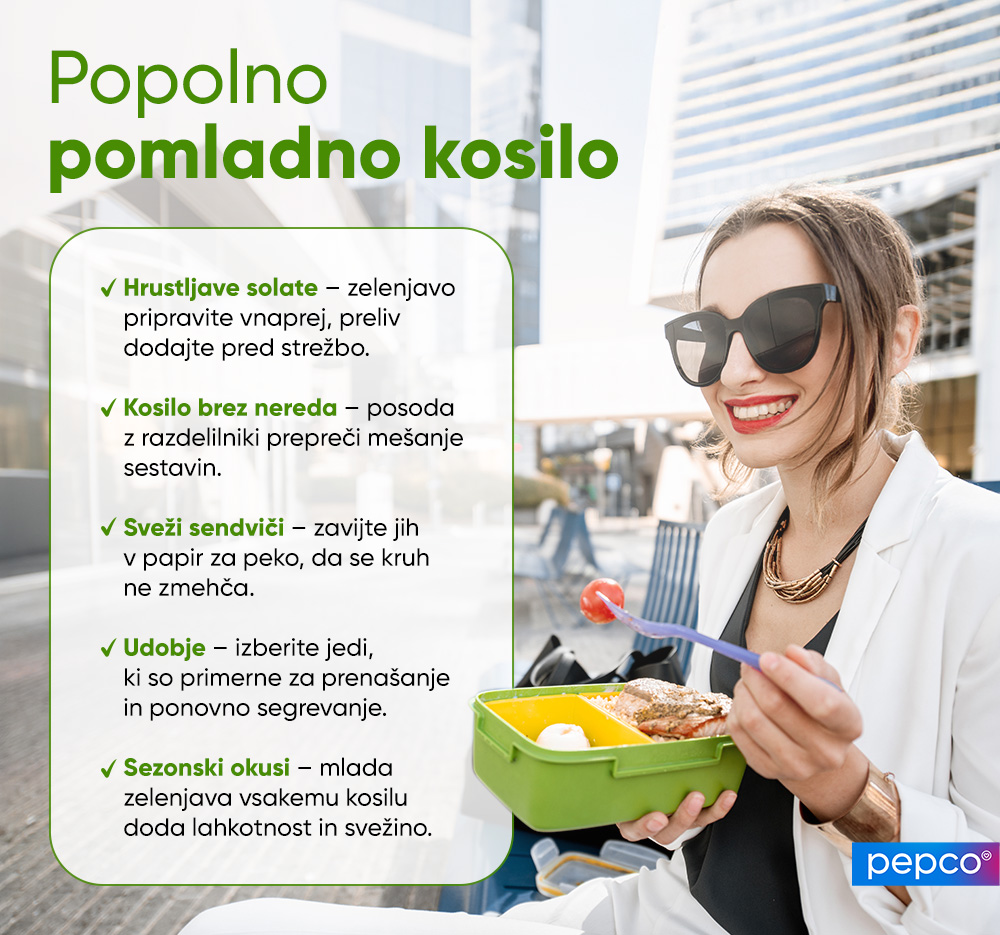 Spomladanske ideje za kosilo - infografika