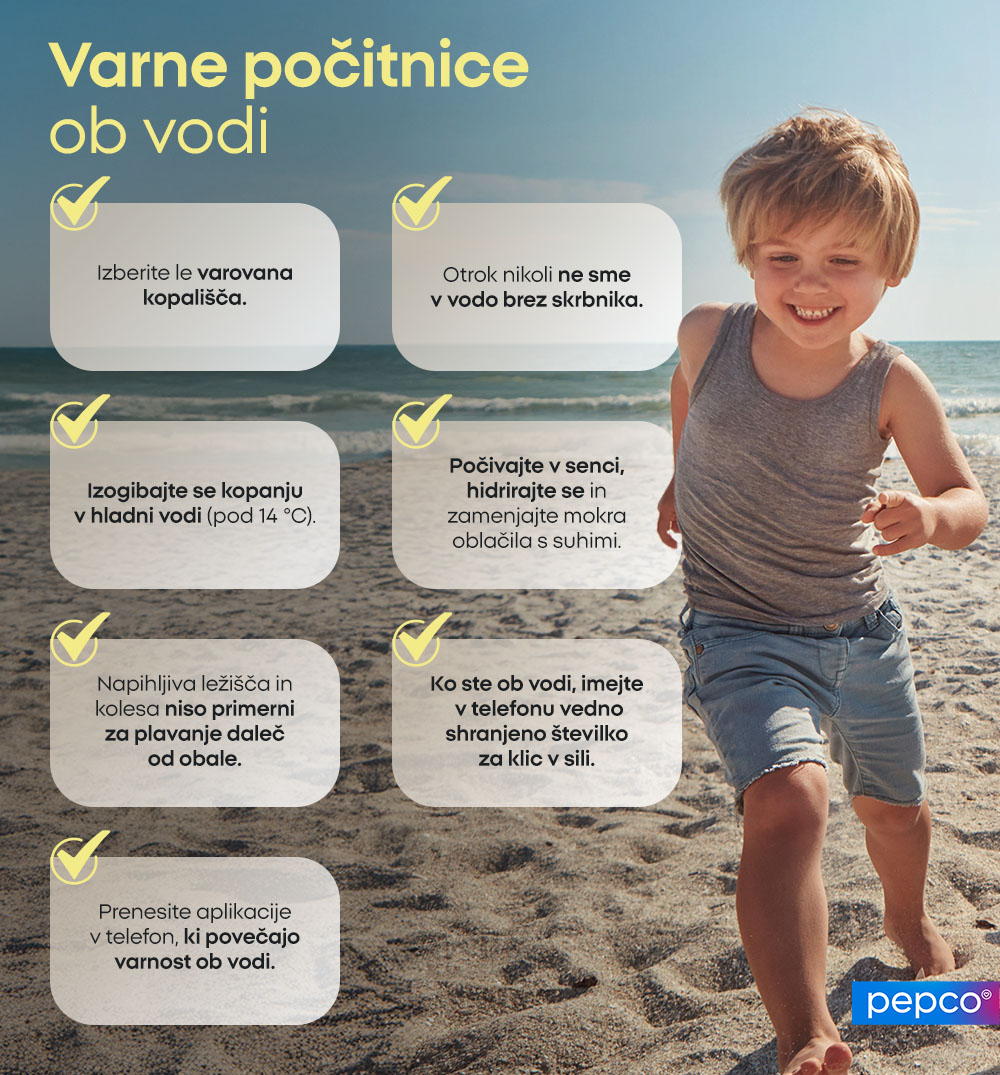 Varne počitnice ob vodi