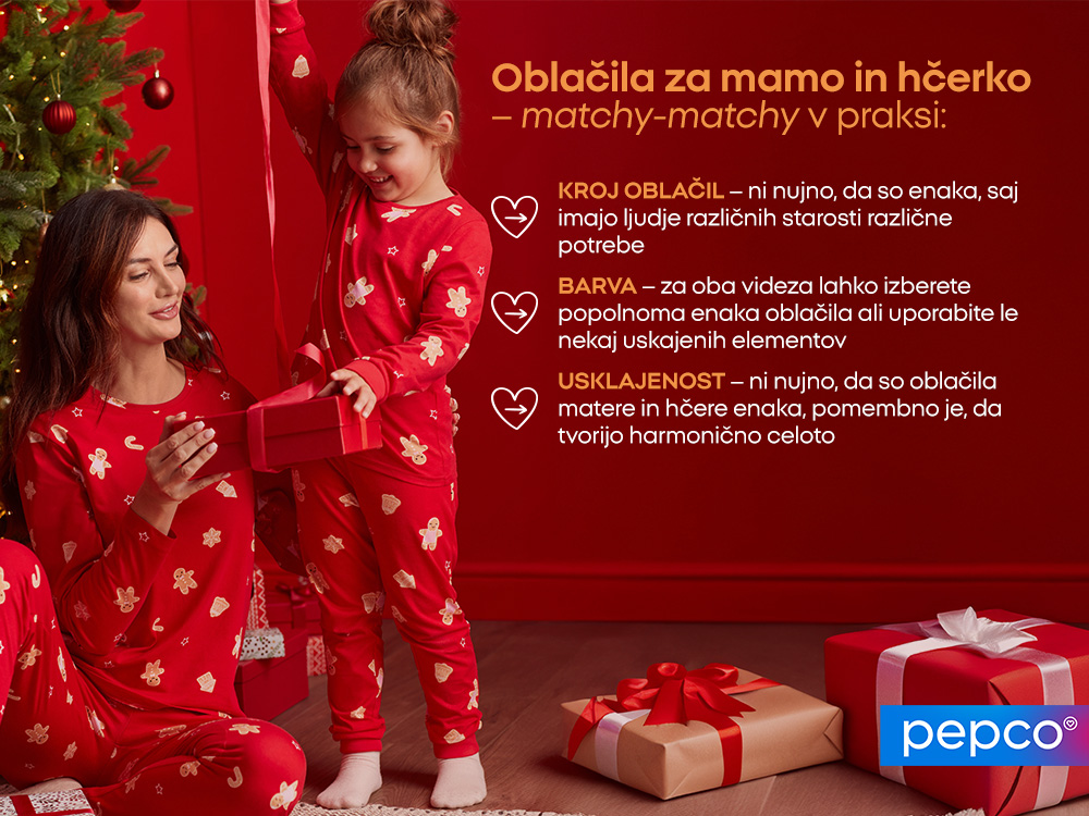 Oblačila za mamo in hčerko - matchy-matchy v praksi