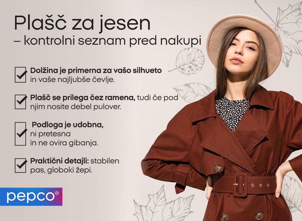 Plašč za jesen – kontrolni seznam pred nakupi