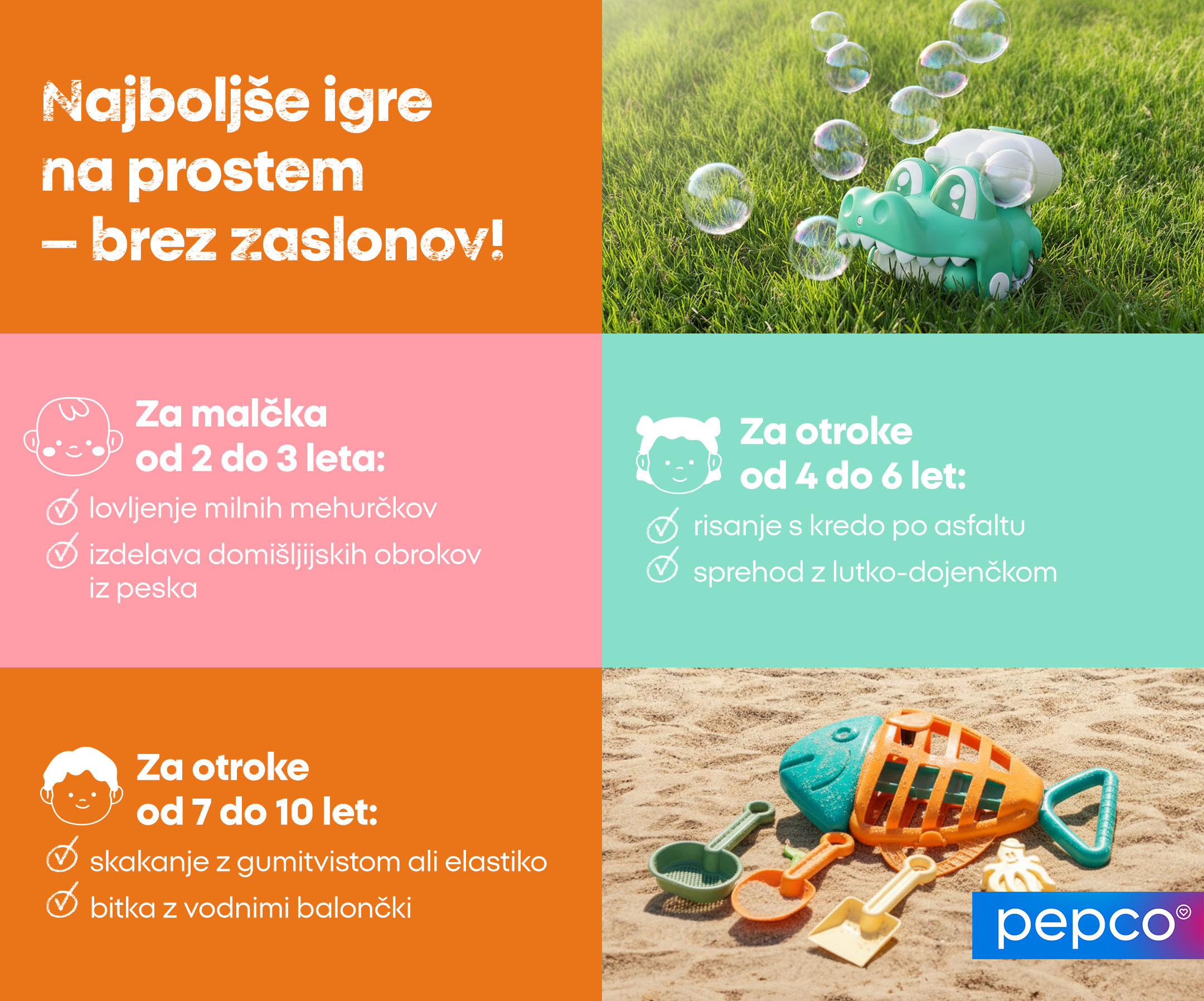 Najboljše igre na prostem – brez zaslonov! 