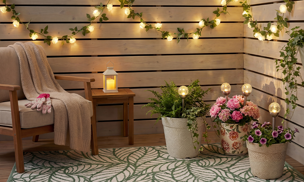 Prijeten kotiček na terasi