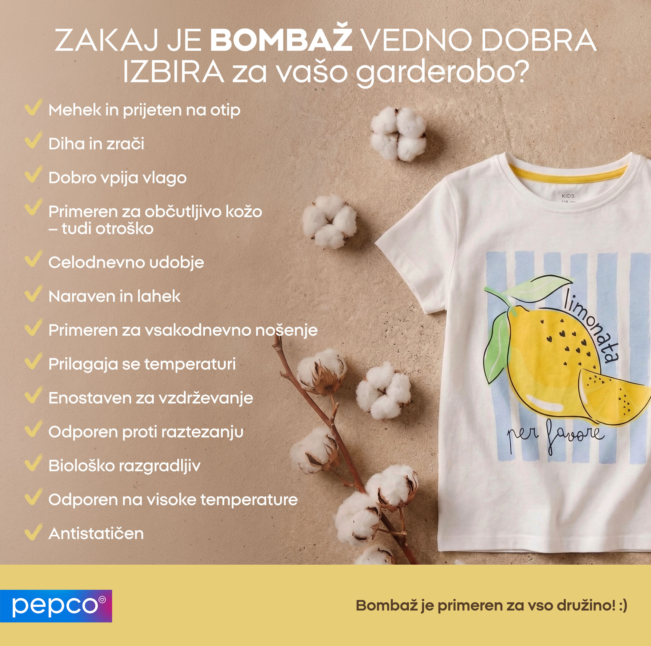 Zakaj je bombaž vedno dobra izbira za vašo garderobo?
